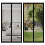 AGPTEK 2Pack Magnetic Screen Door Heavy Duty Hands-Free Mosquito Mesh Anti Bugs Fly Curtain - 39*82''