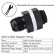 thumbnail image 4 of Cell Bulkhead Fitting 6AN to 6AN Aluminum Straight Fuel Adapter Auto Components, 4 of 5