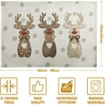 thumbnail image 4 of Christmas Reindeer Snowflakes Placemats Set of 4 Xmas Cute Elk Deer Place Mats 12x18 Seasonal Winter Holiday Farmhouse Linen Table Mats for Party Kitchen Dining Outdoor Indoor Decor, 4 of 7