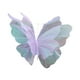 thumbnail image 3 of Mariposa artificial gigante de gasa falsa para exteriores, decoración de pared de mariposas Violeta, 3 of 9