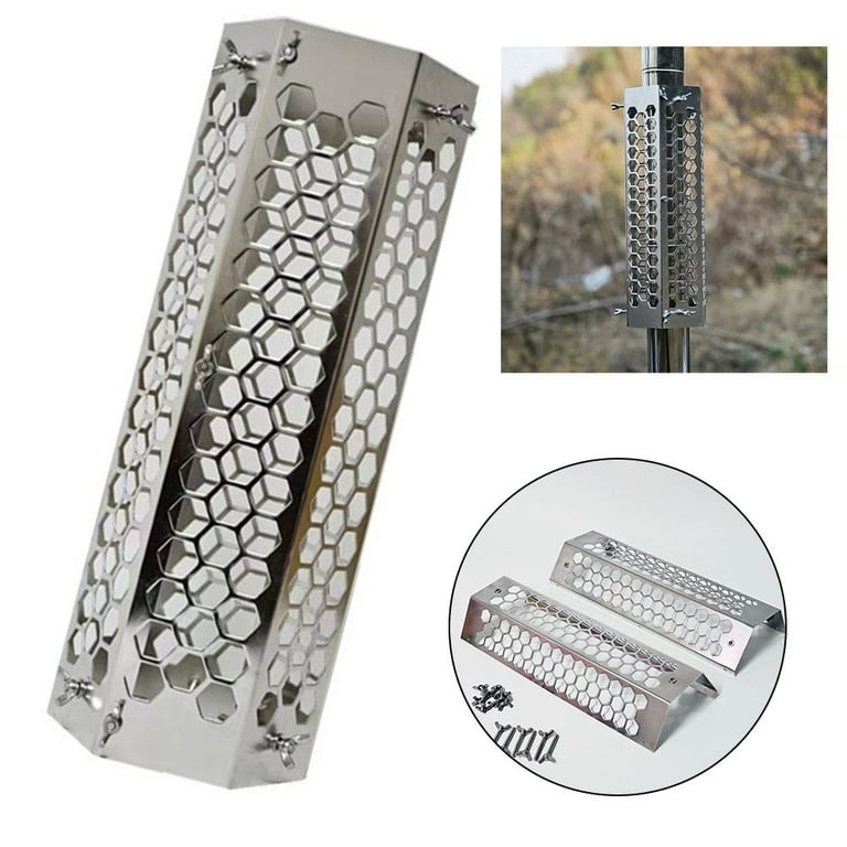 Camping Hot Tent Wood Stove Chimney Anti-Scalding Net Fireproof Pipe Socket