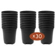 Wholesale Bulk Nursery Pot Black Plastic Planters 30Pack 1 Gallon Pots