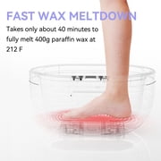 WAXKISS Paraffin Wax Machine for Hands and Feet, 3000ml Touchscreen Wax Warmer with Moisturizing Paraffin Spa Kit, Home Spa Treatment for Smooth and Soft Skin