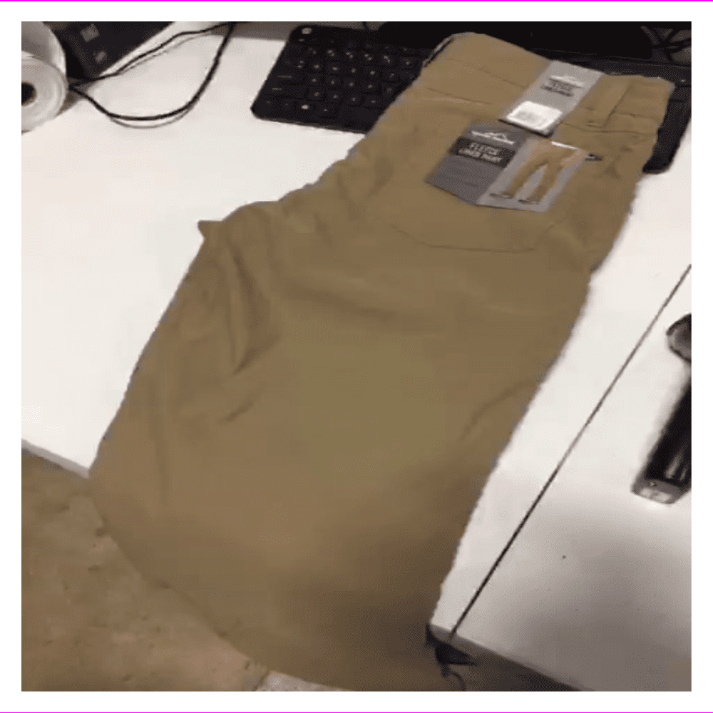 eddie bauer fleece lined pull on pants