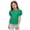 Green, variant on BFHHYA Girls Short Sleeve Shirts Casual Puff Sleeve Crew Neck T-Shirts Loose Summer Blouses Tops Size 5-15 Years