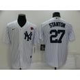 thumbnail image 1 of Yankees 2#Jeter42#Rivera7##Stanton Rosejersey Embroidery, 1 of 2
