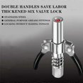 thumbnail image 2 of Grease Coupler with 30cm Hose Gear Grease Nozzle Heavy-Duty Quick Release Grease Coupler 10000PSI T, 2 of 5