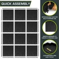 thumbnail image 4 of ProsourceFit Rubber Top Exercise Puzzle Mat 3/4-in, EVA Foam & Rubber Tiles, 4 of 8