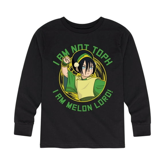 Avatar - The Last Airbender - Toph Melon Lord - Youth Long Sleeve Graphic T-Shirt