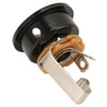thumbnail image 3 of Guitar Stereo Output Socket, Smooth Guitar Output Jack Thicken Portable Bright Color Metal  for Party Black,Silver,Golden, 3 of 7