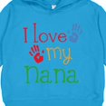 thumbnail image 3 of Inktastic I Love My Nana Toddler Hoodie, 3 of 4