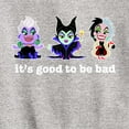 thumbnail image 3 of Disney Villains - It's Good To Be Bad - Toddler And Youth Crewneck Fleece Sweatshirt, 3 of 5