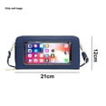 thumbnail image 2 of Touch Screen Phone Bag, Clear Phone Pouch, Multifunctional Crossbody Wallet-blue, 2 of 5
