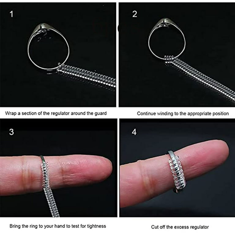 6-Pack Invisible Ring Guard: Resize Your Rings Without Removing Them - For  Men & Women!