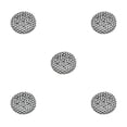 thumbnail image 2 of Injueey Cojín multifuncional para máxima comodidad y soporte adecuado para diversas ocasiones, como oficinas Cojín de invierno black trigon Type2 NO2, 2 of 6
