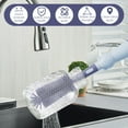 thumbnail image 3 of 3 In 1 Silicone Baby Bottle Brush Set Nipple Straw Cleaner Drying Rack Kit (blue ), 3 of 10