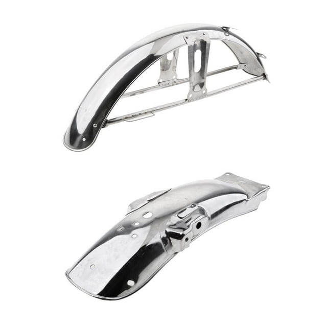 2pcs Defensa Guardabarros Delantero + Trasero para Motocicleta