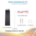 thumbnail image 5 of BRILLIANCE4U Tent Poles Replacement 16’ 3" Non-preassembled, 9.5mm 3/8" Tent Pole Repair Kit, Fits Both Female and Male Ends, 7001 Aluminum Alloy Tent Rod, 2 Poles Pack, 5 of 7