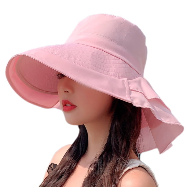 Sombrero para el sol al aire libre Sombrero de caza protector para hombres y mujeres Sombrero de pesca de ala ancha con solapa para el cuello
