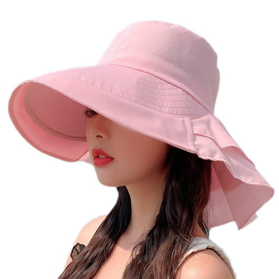Women's sun hat, Cotton, 56-58 cm, Pink