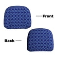 thumbnail image 6 of Naloa Blue Lantern Shapes Print 2 PCS Car All-Inclusive Headrest Cover,Seat Headrest Cover Headrest Cover Protector for Most Car Models, 6 of 9