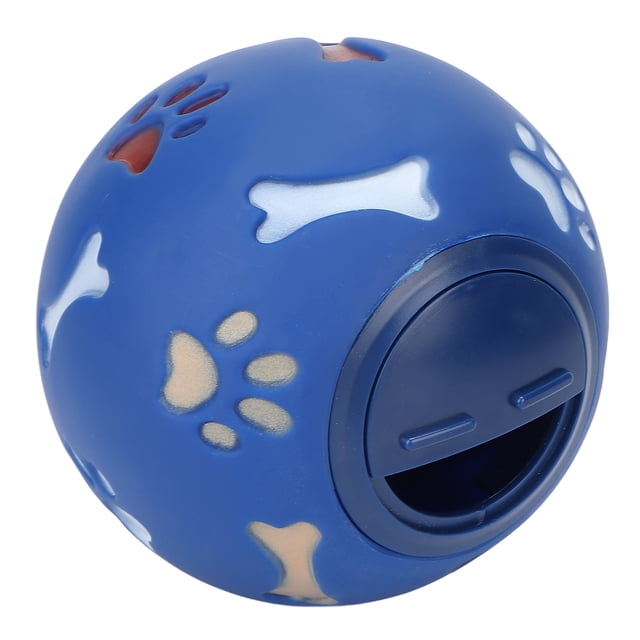 Bola de golosinas para perros Amonsee interactiva multifuncional con fugas 11 cm de diámetro