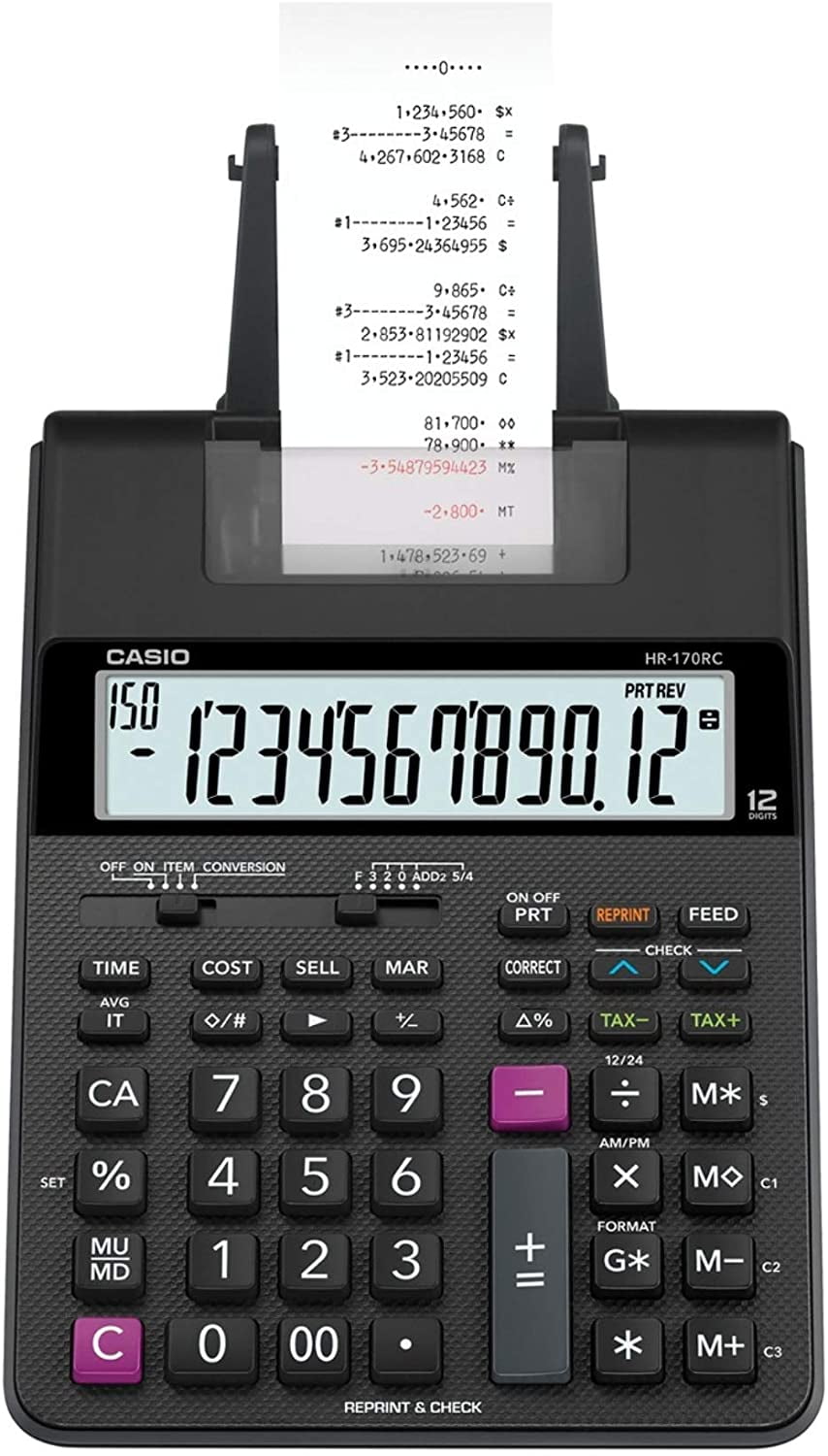 Casio HR170RC Printing Calculator Walmart Canada