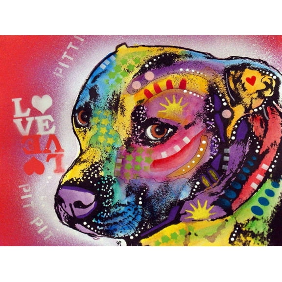 DIY 5D Diamond Painting Kit (For Adults) Diamond Painting "Thankful Bulldog" - Full Diamond Crystal Rhinestone Embroidery Craft Kit, Can Be Used as Gift, Wall Decoration