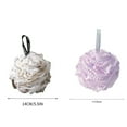 thumbnail image 2 of Clearance!2 Pcs Loofah Sponge,Bath Loofah Sponge,Exfoliating Bath Sponge Body 75g Scrubbers Sponge Pouf Body Wash Loofahs Set of Flowers Color Mesh Pouf Bath Large Body Wash Puff, 2 of 6