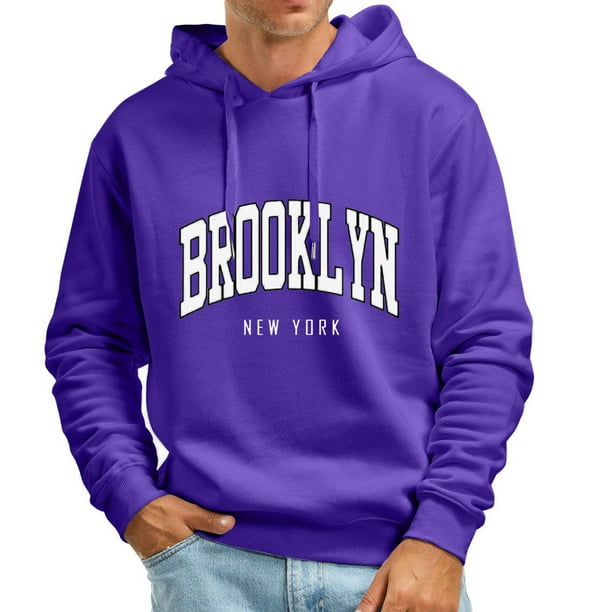 WILLBEST Sudaderas para Hombre, Ropa Deportiva Informal para Hombre, Sudadera con Capucha y Letras Chica