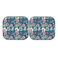 thumbnail image 4 of Picia Colorful Flowers 2 Piece Car Windshield Sun Shade Foldable | Foldable Sun Shield for Front Window Blocks UV Rays and Keeps Your Vehicle Cool-Medium, 4 of 7