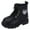Black, variant on Caqnni Girl's Waterproof Fashion Knee High Riding Boots Dress Princess Shoes Girls Leather Tall Winter Boots Girl's Leather Knee High Riding Boots Size 11
