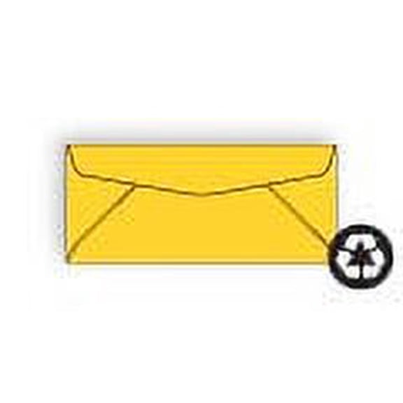 No. 6-3/4 Starburst® Yellow Regular Envelopes, 3-5/8" x 6-1/2", Brightly Colored Sulphite, Vellum Finish, 24-lb Recycled, Acid Free - Box of 500 Envelopes