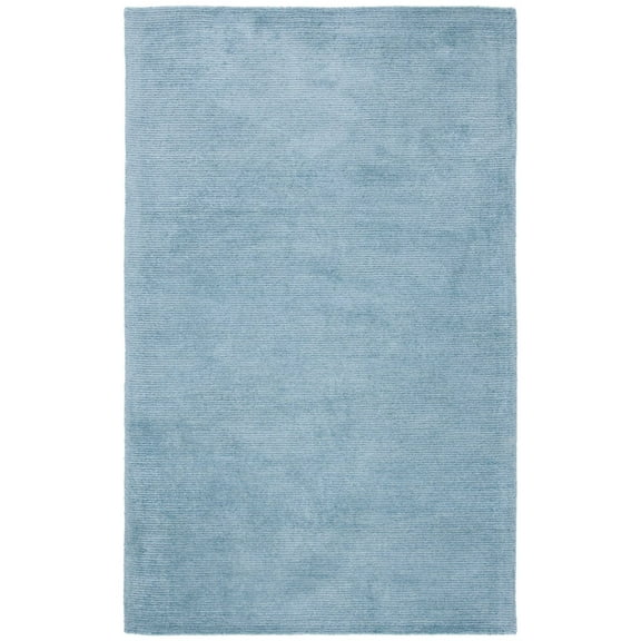 SAFAVIEH Himalaya Fleur Solid Runner Rug, Blue, 2'3" x 8'