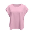 thumbnail image 4 of Womens Workout Tops Loose Fit Mesh Open Back Athletic Shirts Lightweight Breathable Short Sleeve Yoga Tops for Women Gym Running Casual Wear, 4 of 5