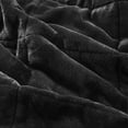 thumbnail image 3 of Madison Park Couverture Simple Confortable Heiq Température Intelligente Peluche à Microfibre Boîte Inversée Courtepointe Réversible Douce Toutes Saisons Légère Couverture d'Été pour Lit Canapé et Sofa Simple/Simple TG Noir, 3 of 5