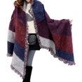 thumbnail image 1 of Women Large Oversized Scarf Pashmina Wrap Poncho Thick Style, 1 of 4