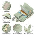 thumbnail image 6 of GAEKEAO Women's Classic Bifold Wallet with RFID Blocking, Green, 6 of 7
