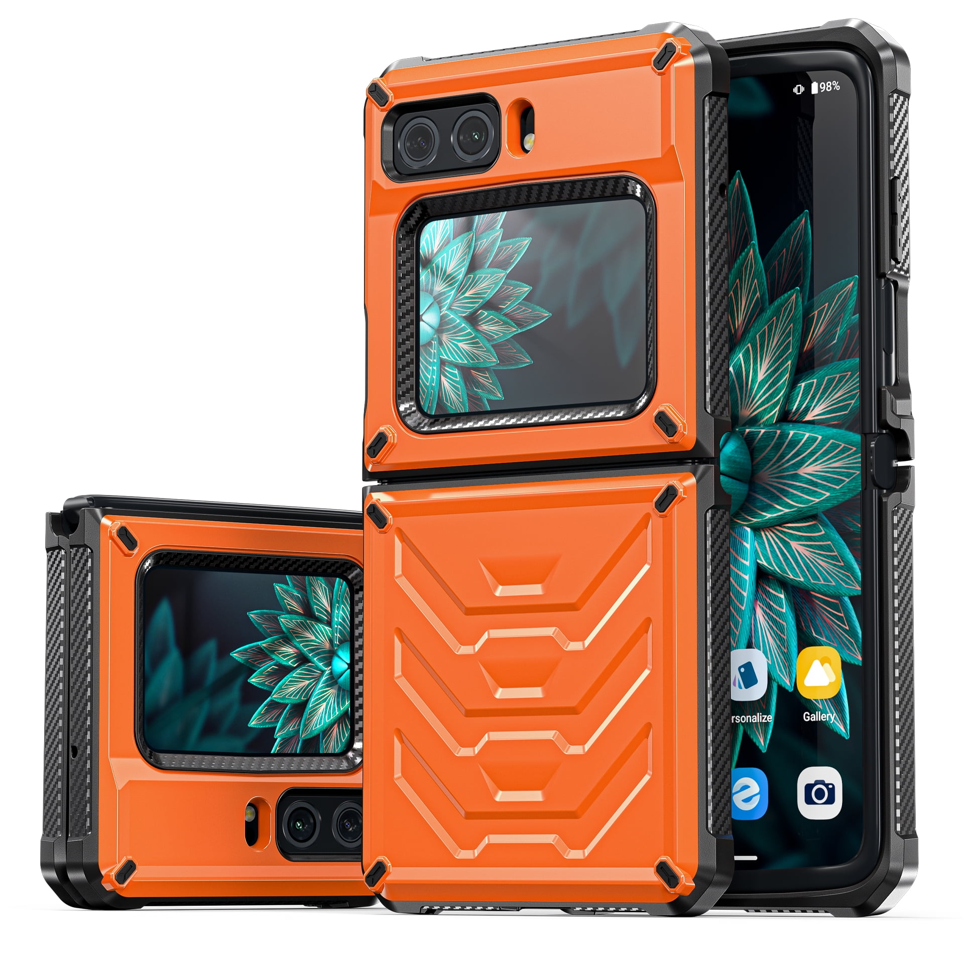 Motorola RAZR 5G Case 6.7" 2022 Case, Dteck Hybrid Shockproof Armored Rugged Protective Case for