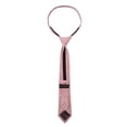 thumbnail image 4 of Jacob Alexander Boys' 14 inch Floral Pre-Tied Zipper Cotton Neck Tie - Dusty Rose, 4 of 7