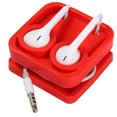 thumbnail image 1 of Mini Earphone Cord Manager Cable Wrap (Red), 1 of 6