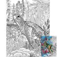 thumbnail image 1 of Póster para colorear ZOIIWA Turtle Giant Sea 100x132 cm para niños, 1 of 6