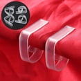 thumbnail image 2 of 12 Pcs Pinces à Nappe Support Transparent Pinces en Plastique pour Nappe, 2 of 11