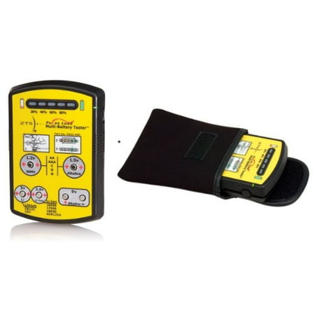 ZTS Mini Battery Tester (MINI-MBT) Bundle with Protective Soft Case for MINI-MBT Battery