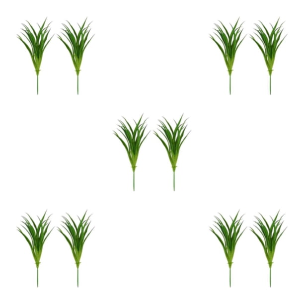 Billuyoard 2 piezas ABS plantas artificiales plantas realistas para interior y exterior Color Artificial plástico verde Type2 NO2