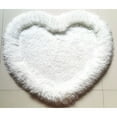 thumbnail image 4 of Heart Shape Hand Tufted 4-inch Thick Shag Area Rug (28-in x 32-in), 4 of 5