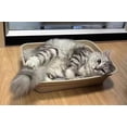 thumbnail image 5 of Disposable cat litter box 3 pack, biodegradable paper litter tray for cats,hamster, guinea pig,mice,small animals,travel friendly,sturdy leak resistant design,large size 16 x 12.59 x 4 inches, brown, 5 of 5