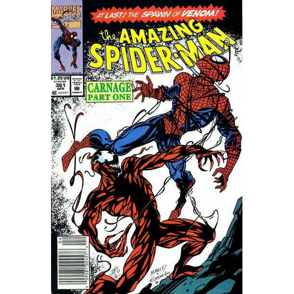 Amazing Spider-Man, The #361 (Newsstand) VF ; Marvel Comic Book