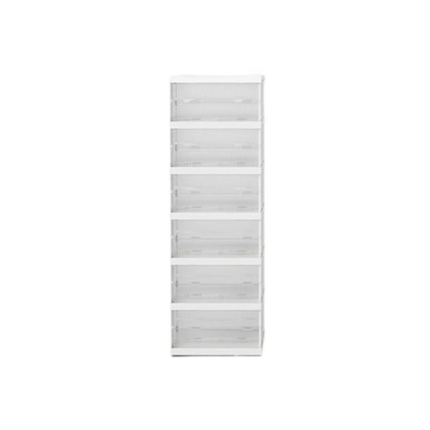 Inteprter 6 unids/set cajas de almacenamiento de zapatos apilables de gran capacidad transparente organizador de artículos diversos organización sala de Almacenamiento y organización del hogar Inteprter HA065600-00