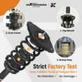 thumbnail image 6 of maXpeedingrods Rear Struts for Nissan Sentra 2000-2006, 171312 1336339 Shock Absorbers Complete Struts with Coil Spring Assembly 15350 2Pcs, 6 of 9